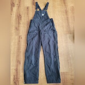 Carhartt Insulated Women's Black Work Overalls